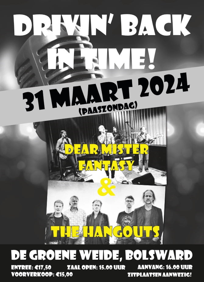 drivin back in time 2024 poster